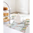 thumbnail image 4 of Easter Kitchen Dish Towels for Drying Dishes Set of 2, Spring Rabbit Colorful Eggs Tree Blue White Plaid Waffle Weave Microfiber Hand Tea Bathroom Towels Quick Dry & Absorbent Towel 12x12, 4 of 7