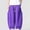 Purple, variant on Mens Big & Tall Wide Leg Harem Pants Japanese Loose Fit Pants Baggy Quick Dry Casual Elastic Waist Trouser with Deep Pocket Size M-5XL White