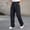 #Black, variant on DPTALR Men's Solid Color Pleated Draped Versatile Straight Leg Casual Trousers,Navy,Big and Tall Men L