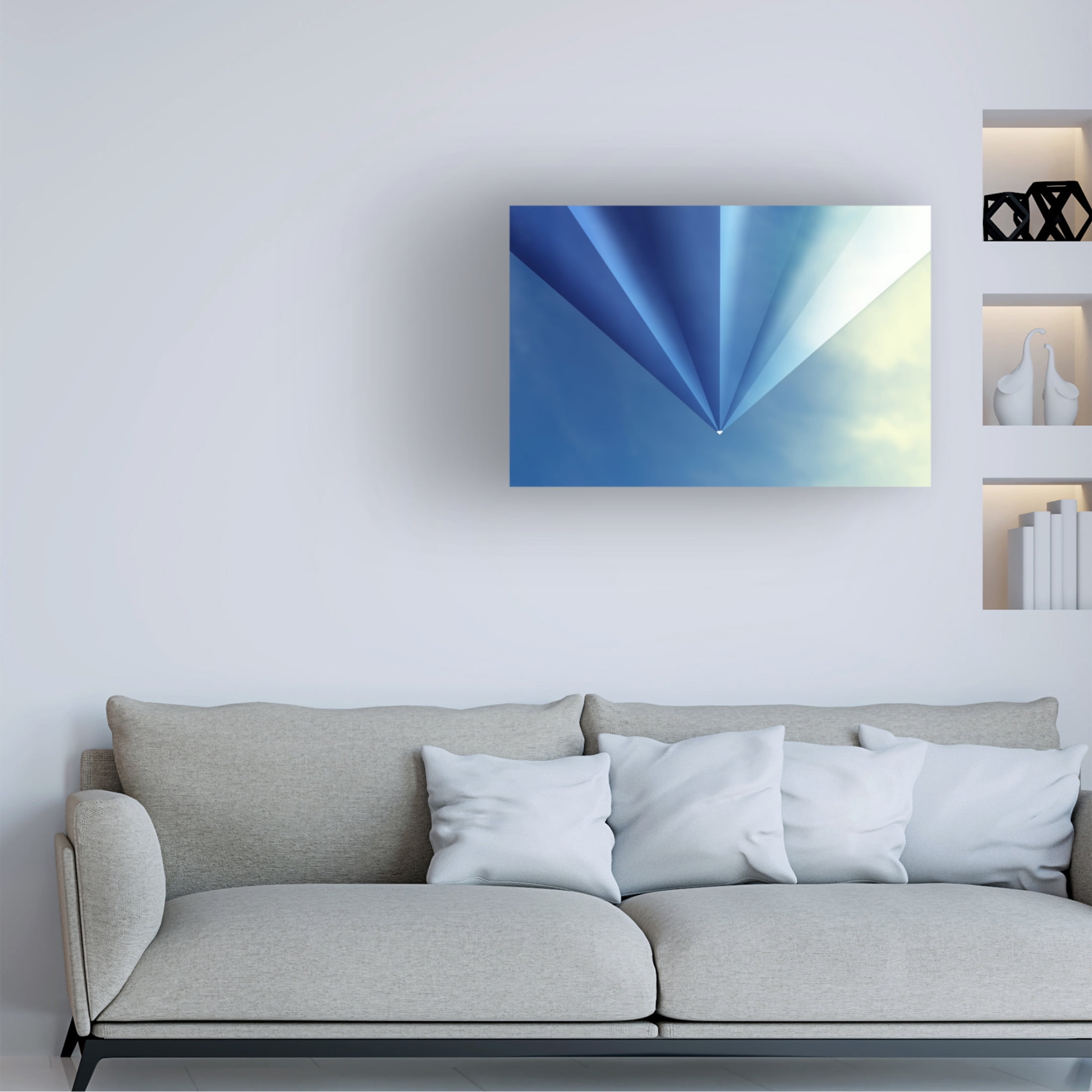 Canvas Wall Art - Marc Huybrighs 'Punto' Wall Art for Living Room, Bedroom, or Office D?cor by Trademark Fine Art - 47 x 30 Inches