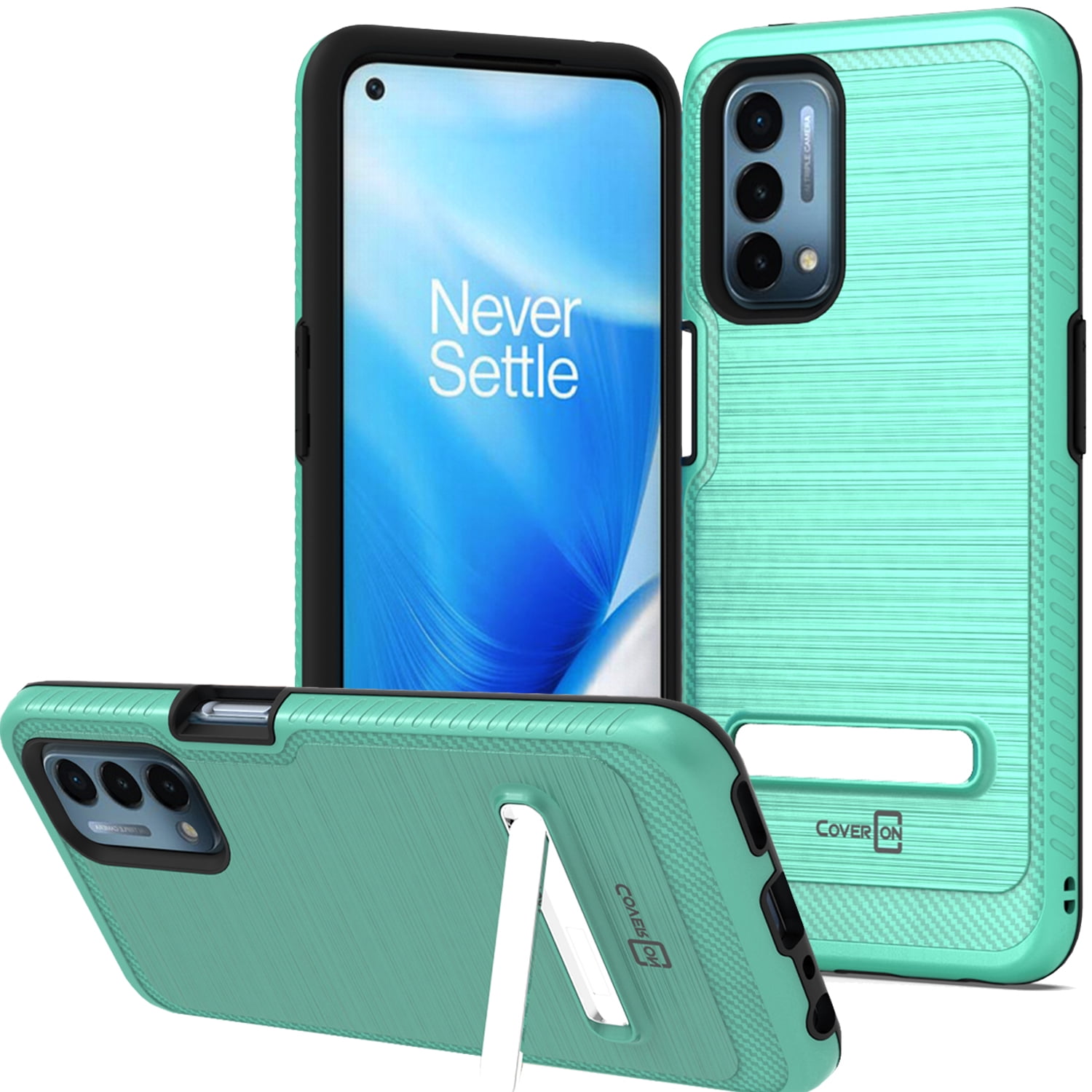 CoverON For OnePlus Nord N200 5G Phone Case, Slim Metal Kickstand