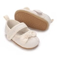 thumbnail image 7 of Yoyauz Baby Girl Mary Jane Shoes Anti Slip Rubber Sole Ballet Slippers Princess Dress Wedding Shoes Newborn Kids Shoes Toddler Shoes（0-12 Month）, 7 of 7