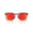 Matte Grey Smoke/Prizm Ruby, variant on Sunglasses for Men and Women - OO9533 HSTN SQ Square Polarized Sunglasses with Oakley PRIZM Lenses - Unisex - Matte Sand/PRIZM Ruby Polarized - Size 54
