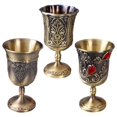 thumbnail image 1 of Luxurious Sense Chalice Goblet Renaissance Imitation Chalice Communion Cup for Family Friend Neighbor Gift, 1 of 5