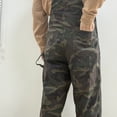 thumbnail image 6 of Overalls for Men Work Utility Jumpsuit Denim Bib Coveralls with Multi Pockets(Green Camo,M), 6 of 10