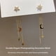 thumbnail image 2 of Minnieouse Pendientes de aleación de 2 piezas para mujer, exquisita estrella, Luna, borla larga, chicas, damas, citas, joyería en forma de gota, Type2 NO2, 2 of 6