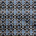 thumbnail image 1 of oneOone Polyester Spandex Black Fabric Asian Kilim Sewing Craft Projects Fabric Prints By Yard 56 Inch Wide, 1 of 5
