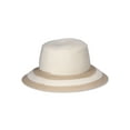 thumbnail image 3 of Time and Tru Women's Paper Straw Striped Sun Bucket Hats, 3 of 4