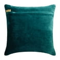 thumbnail image 3 of The HomeCentric Decorative Teal Blue Pack of 2, 24x24 inch (60x60 cm) Throw Pillows, Velvet Beaded Embroidered & Chevron Throw Pillows For Couch, Solid Color Modern Style Easter - Esquire Teal, 3 of 3