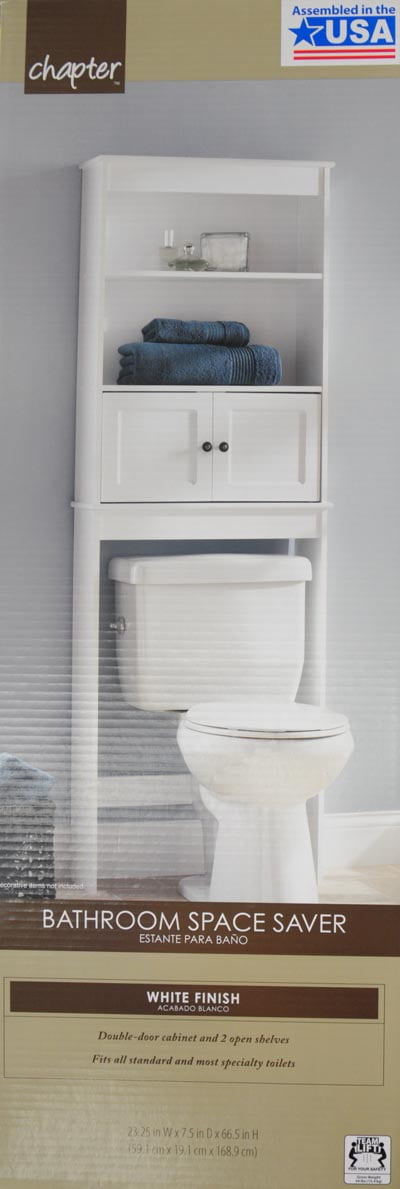 The Over The Toilet Organizer - Hammacher Schlemmer