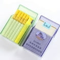 thumbnail image 4 of HEVIRGO Cigarette Case Shining Clear Appearance Plastic Portable Cigarettes Box for Smoker, 4 of 8
