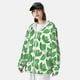 thumbnail image 3 of Fotbe Green Leaves Chaqueta con Protección Solar UPF 50+ para Hombre y Mujer, Camisa con Capucha y Bolsillos-Medium, 3 of 7