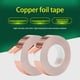 thumbnail image 4 of Inteprter Cinta de lámina de cobre Cintas de protección conductora recortables Envoltura de electricista Autoadhesivo Impermeable Resistente al calor Jardín y Patio Inteprter HA070702-01, 4 of 6
