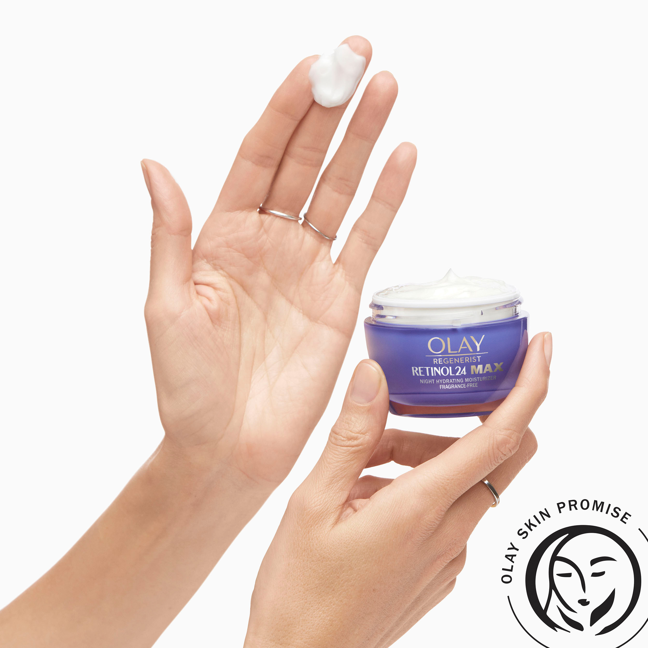 Olay Skincare Regenerist Retinol 24 MAX Night Face Moisturizer, Anti-Aging Cream, 1.7 oz Jar - image 6 of 14