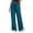 Dark Blue, variant on LEBONYARD Women's Wide Leg Pants with Pockets Lightweight,Women Fashion Trousers Full Pants Casual Straight Solid Color Loose Casual Wide Leg Pants Sweatpants Green XL