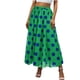 thumbnail image 3 of TaTaai Women Casual Printed Chiffon Midi Skirt Loose Fit Fashion Soft Comfortable Skirt for Daily Outings Party Vacation Outfits Gift, 3 of 6