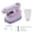 Purple, variant on Riousery Portable Handheld Steamer Iron, 1000W Clothes Wrinkle Remover with 20s Fast Heat-up, 100ml Tank, Dry and Wet Ironing for Home and Travel, 180 Degree Rotatable, Purple