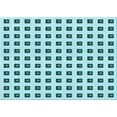 thumbnail image 1 of Ahgly Company Machine Washable Indoor Rectangle Transitional Deep-Sea Green Area Rugs, 2' x 5', 1 of 7