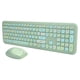 thumbnail image 2 of Kit De Regalo De Teclado Y Ratón, Chip De 2,4 GHZ, Juego De Teclado Y Ratón De Recepción De Larga Distancia, Cómodo Para Windows XP/Win7/Win8/Win10 ANGGREK color verde mezclado, 2 of 8