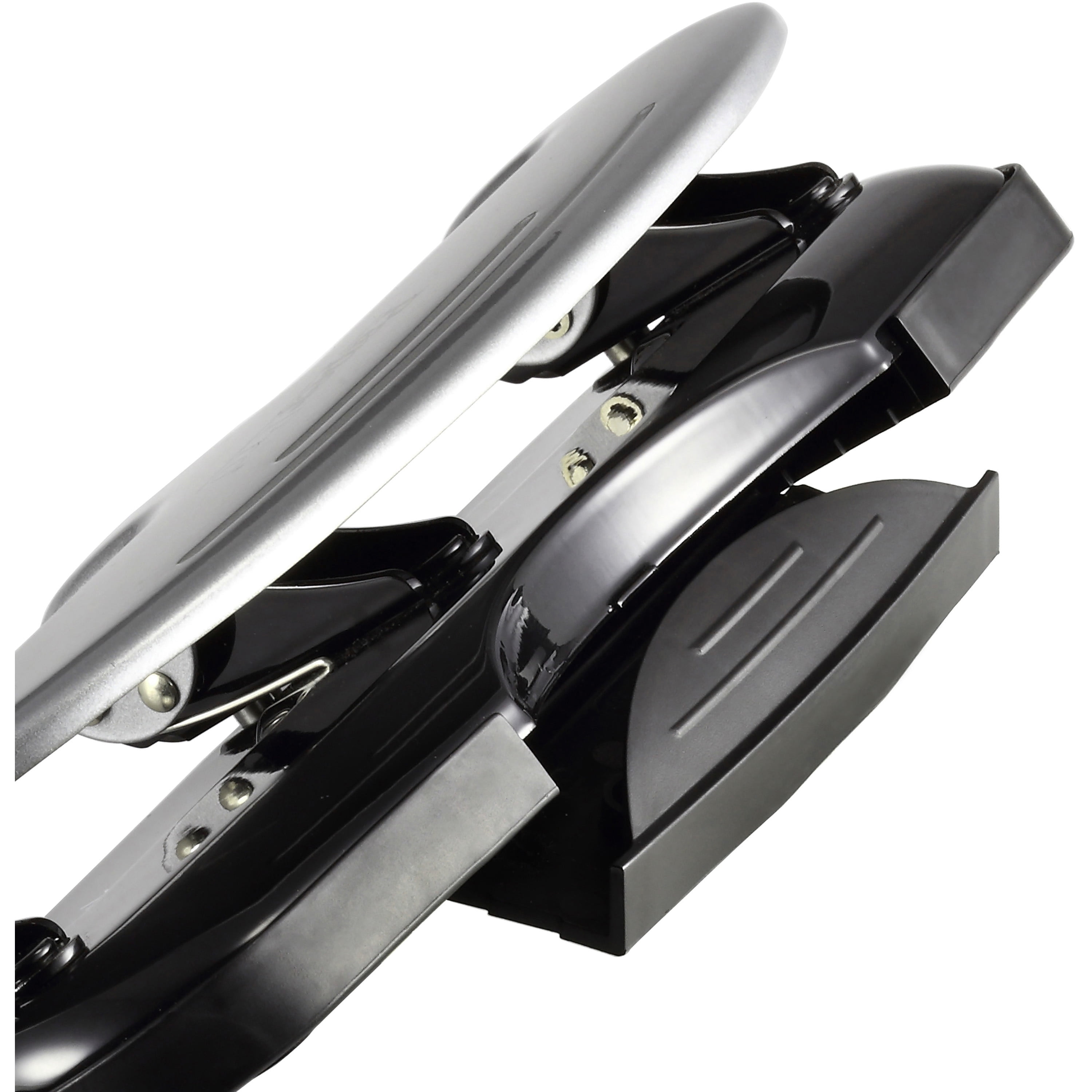 Black - New 2220 inPRESS 20 Reduced Effort Three-Hole Punch Silver