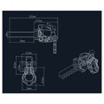 thumbnail image 4 of 2X Receptor de Enganche de Remolque de Parachoques Trasero de Metal para Coche RC Crawler 1/8 1/10 SCX10 TRX4 D90 Piezas de Actualización B, 4 of 5