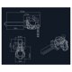 thumbnail image 4 of 2X Receptor de Enganche de Remolque de Parachoques Trasero de Metal para Coche RC Crawler 1/8 1/10 SCX10 TRX4 D90 Piezas de Actualización B, 4 of 5