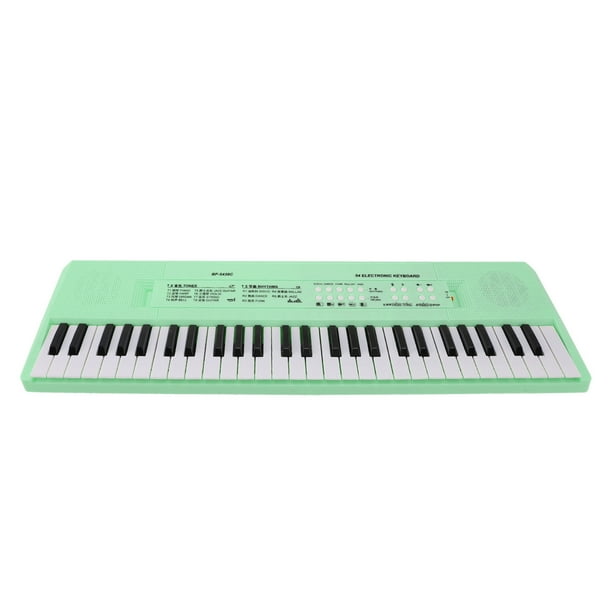 Piano Con Teclado Electrónico Para Niños, Soporte De Grabación, Fuente De Alimentación Dual, Teclado De Piano Electrónico De 54 Teclas Para Niñas
