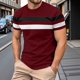 thumbnail image 2 of Camiseta holgada de colores para hombre: prenda informal de verano de poliéster, manga corta, fácil de combinar con pantalones, lavable a máquina, tallas S-XXL, tejido transpirable, 2 of 6