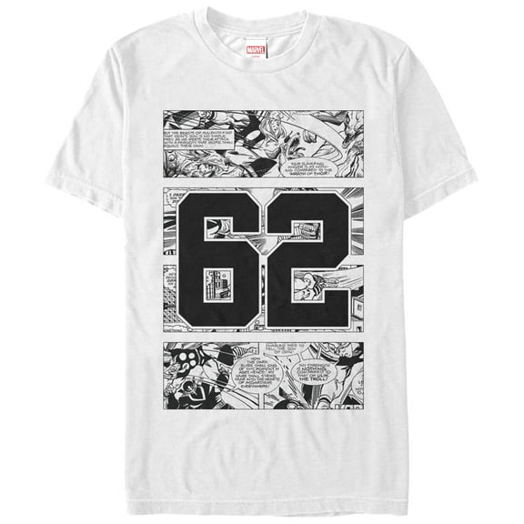 Men's Marvel Thor 6Comic Book  Graphic Tee White X Large