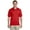 RED, variant on Adult 50/50 Jersey Polo