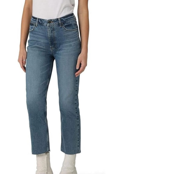 Wrangler Womens 112324266 Straight Crop Jean 12 Denim