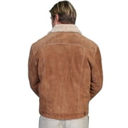 Scully Mens Sherpa Lined Boar Suede Jacket - 113-86 Medium