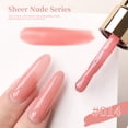 thumbnail image 1 of Pisexur Belleza Maquillaje Esmalte de uñas en gel Sheer Nude Series: kit de gel translúcido con múltiples colores para manicura natural y artística. Curado con LED. Uso en para mujeres y hombres, 1 of 2