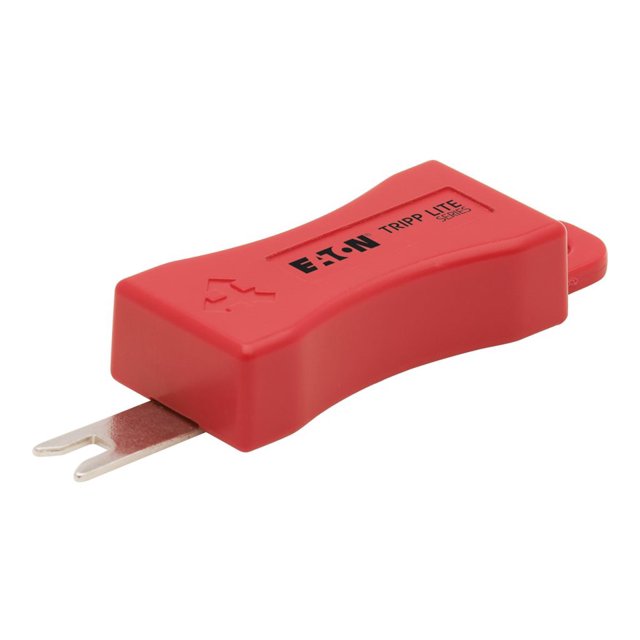 Eaton Tripp Lite Series Clé de Sécurité pour Tripp Lite RJ45 Verrous de Prise et Inserts de Verrouillage, Rouge, Lot de 2 - Clé de Sécurité Système - Rouge (Lot de 2)