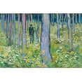 thumbnail image 2 of Art.com Undergrowth with Two Figures, 1890 Stretched Canvas Print Wall Art by Vincent van Gogh, 36" x 24", 2 of 4