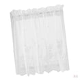 thumbnail image 1 of 4 piezas bordadas elegante gasa partición privacidad cortinas de ventana pequeñas cortinas flores europeas 74x61 cm, 1 of 9