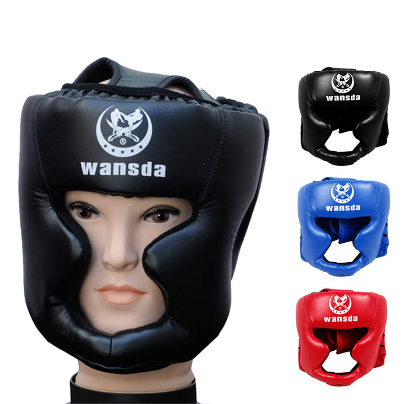 Boxing Helmet Training Head Guard Kick Protector Full Face Protector Adult 