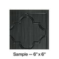 thumbnail image 1 of FASÄDE Monaco Decorative Vinyl Backsplash Panel in Brushed Onyx (6X6 Inch Sample), 1 of 5