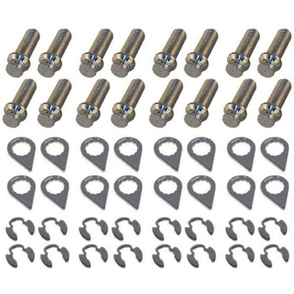 Stage 8 Fasteners Header Bolt Kit - 12pt. 3/8-16 x 1in (16)