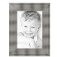 thumbnail image 2 of ArtToFrames 13" x 19" Platinum Ridge Brushed Slvr Picture Frame, 13x19 inch Silver Wood Poster Frame (WOM-5249),  Pack, 2 of 6