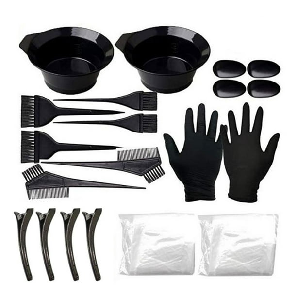 Kit de tinte para el cabello Kit de tinte para el cabello, herramientas de peluquería, chal para teñir el cabello, conjunto para teñir el cabello, herramientas de salón, cepillo para teñir el cabello,
