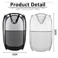 thumbnail image 2 of Cesto de ropa Buyongwant, plegable, de malla desplegable, 40 L, paquete de 2, 2 of 6