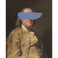 thumbnail image 3 of Goldberger, Jennifer 12x14 Black Modern Framed Museum Art Print Titled - Masked Franklin, 3 of 5