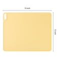 thumbnail image 4 of REGALWOVEN Placemat Set of 6 Silicone Placemats for Kitchen Dining Table Decor, Washable Table Placemats Wipeable Table Mat Yellow 15*12in, 4 of 7