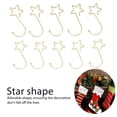 thumbnail image 3 of Ganchos De Acero Inoxidable 120 Piezas Árbol De Navidad En Forma De Estrella, 3 of 8