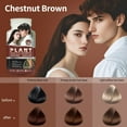 thumbnail image 3 of Flaremore Chestnut Brown Hair Dye Shampoo 3 in 1 for Gray Hair Coverage Hair Color Shampoo for Women and Men Instant Herbal Ingredients con tinte Shampoo,Long Lasting 30ML, 3 of 9