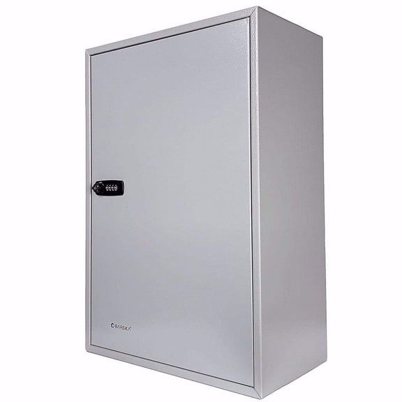 BARSKA CB13562 Combination Lock 300 Position Adjustable Key Cabinet Lock Box Grey, Multi, One Size