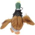 thumbnail image 2 of KAKOWELY Juguetes de peluche con forma de pato para perros pequeños (marrón), 2 of 5