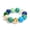 02, variant on Faty-T Multicolor Chunky Beaded Bracelet for Women Bold Acrylic Resin Stretch Bracelet Summer Beach Statement Bracelets Trendy Elastic Bangle Jewelry