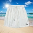 thumbnail image 1 of Styesk Mens Shorts Men Solid Color Casual Fashion Loose Drawstring Pockets Exercise Beach Shorts Pants, 1 of 6